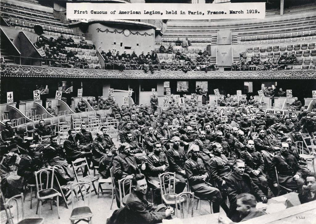 American Legion first caucus France 1919